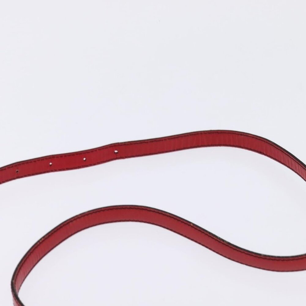 Authentic LOUIS VUITTON Epi Saint Cloud PM Shoulder Bag Red M52217 LV - Picture 15 of 16